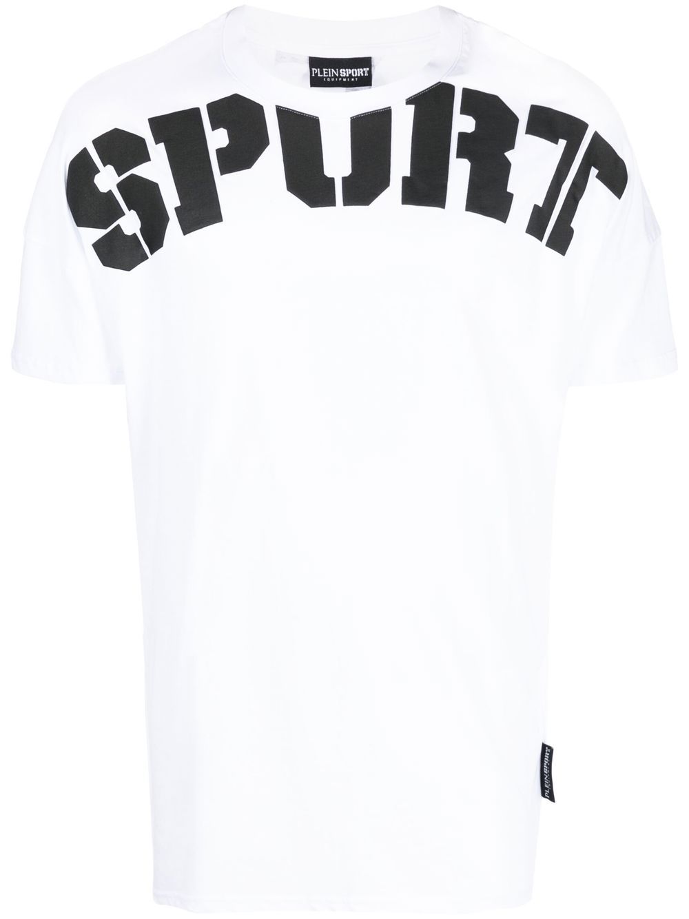 Plein Sport logo印花短袖T恤 - 白色