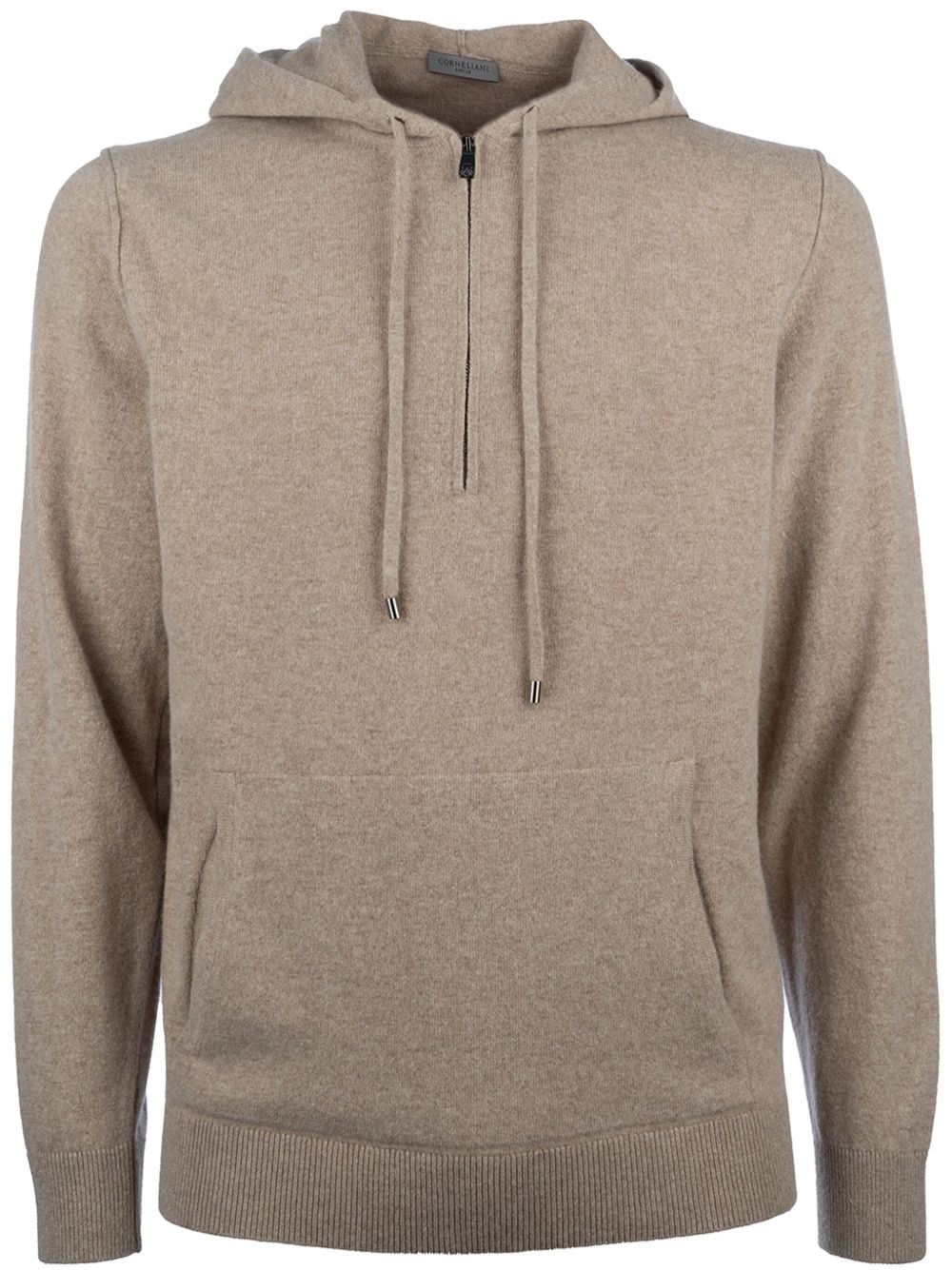 Corneliani 拉链连帽衫 - 中性色