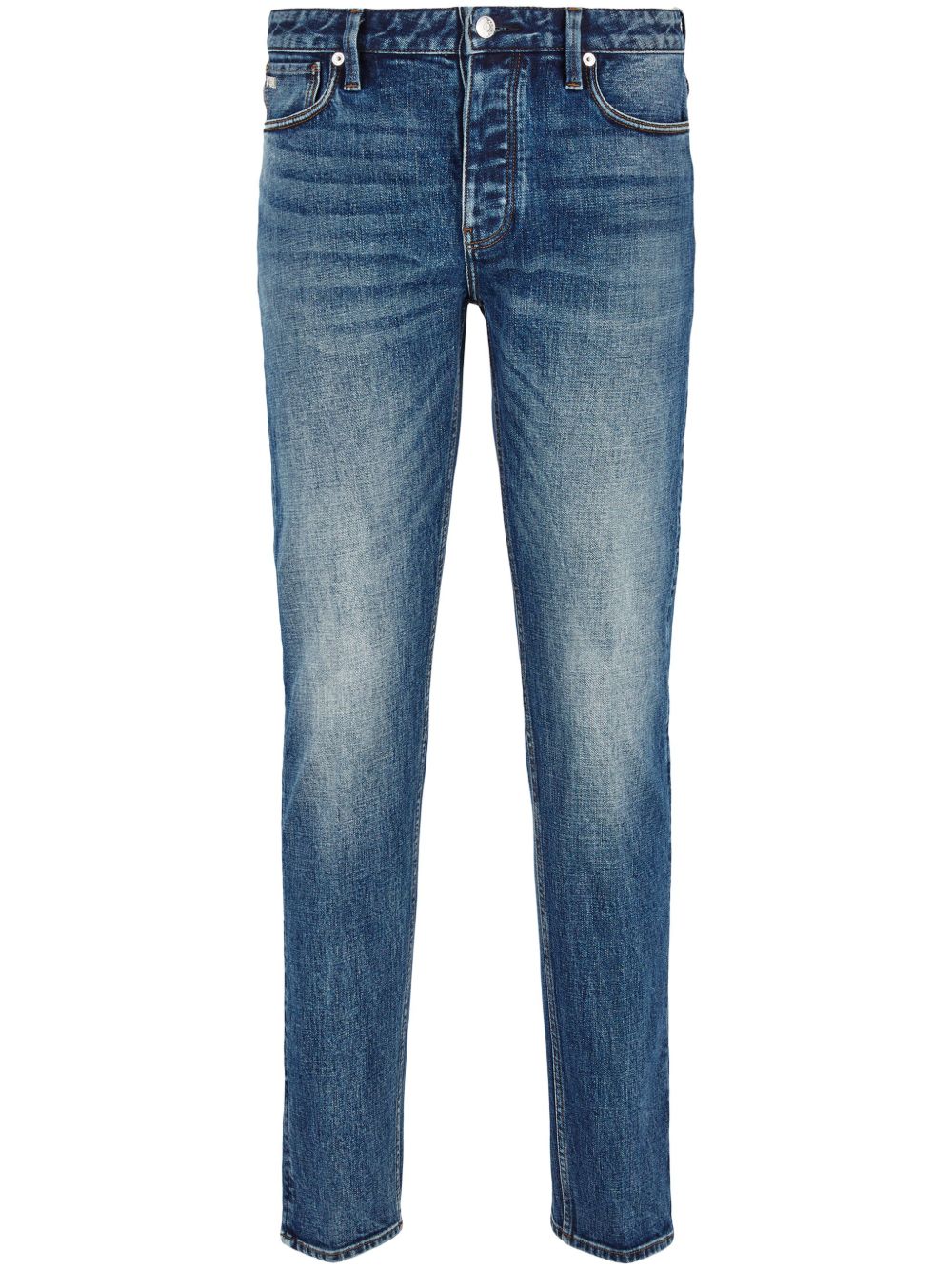 Emporio Armani J75 修身弹性牛仔裤 - 蓝色