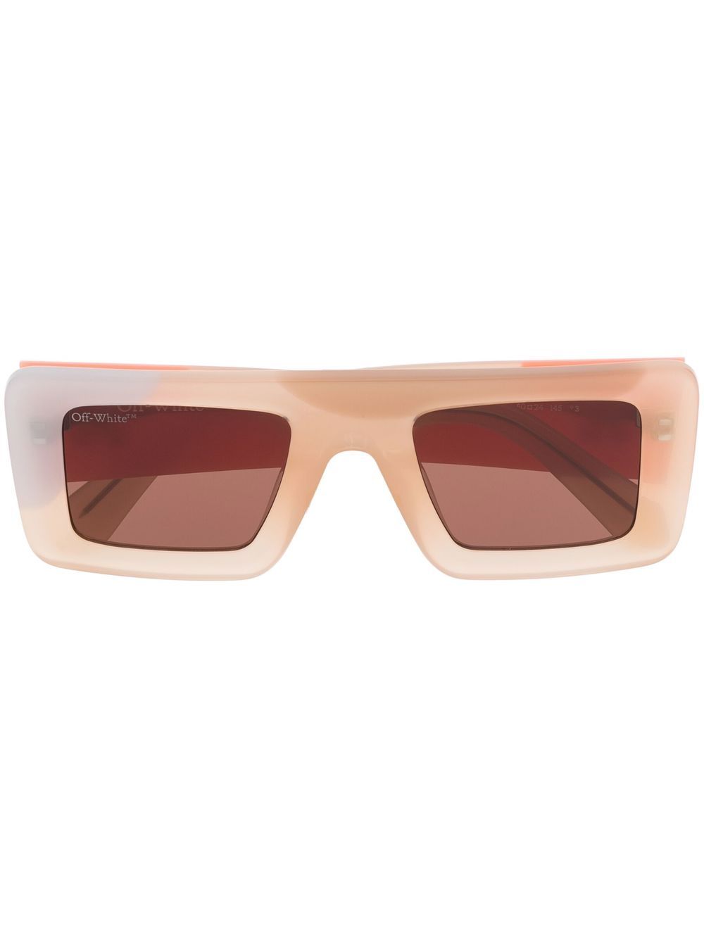Off-White Eyewear Seattle 方框太阳眼镜 - 中性色