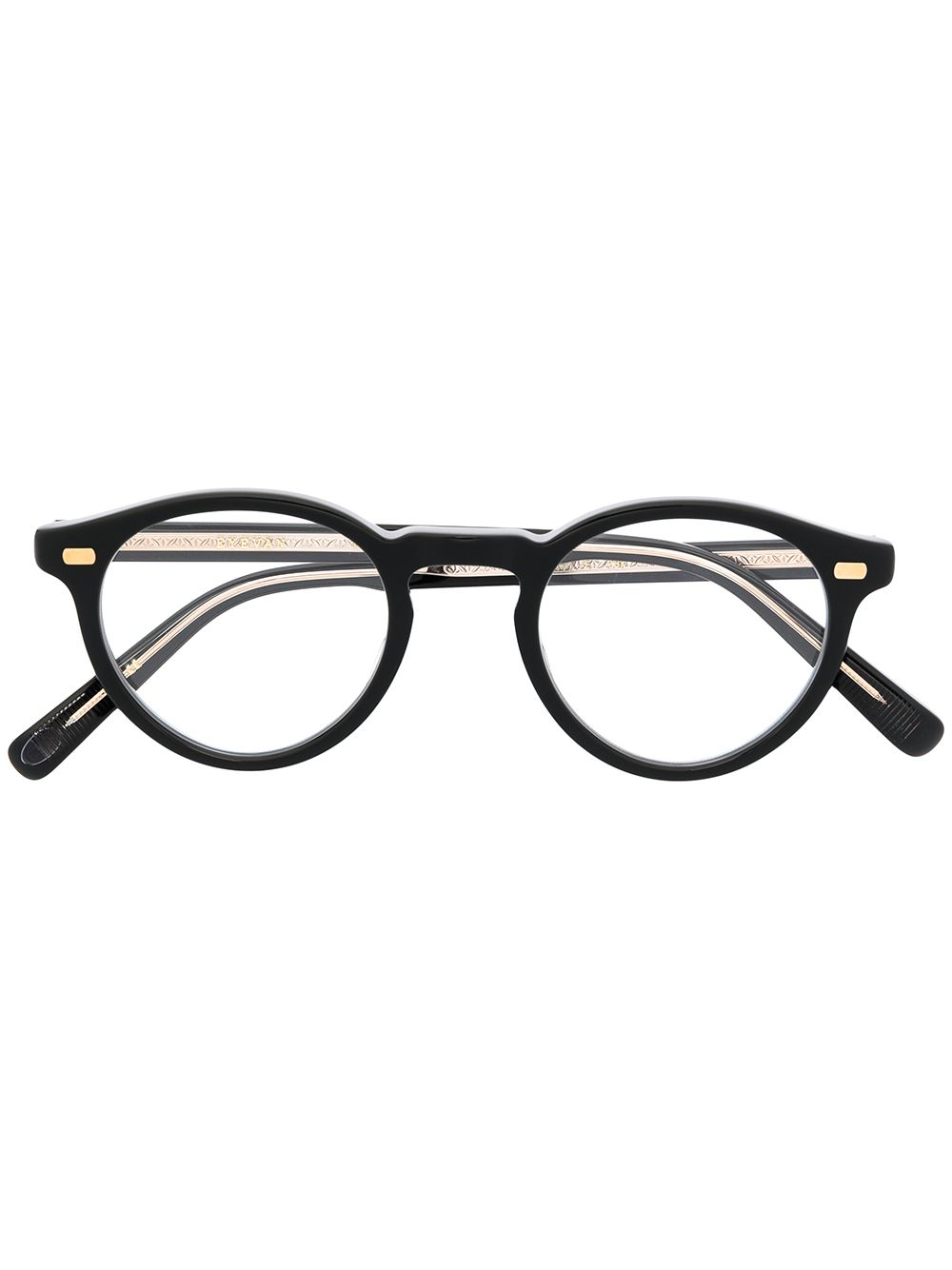Eyevan7285 Puerto 圆框眼镜 - 黑色