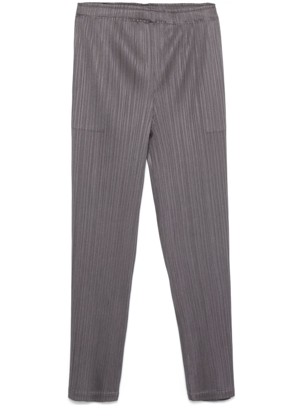 Pleats Please Issey Miyake 细褶长裤 - 灰色