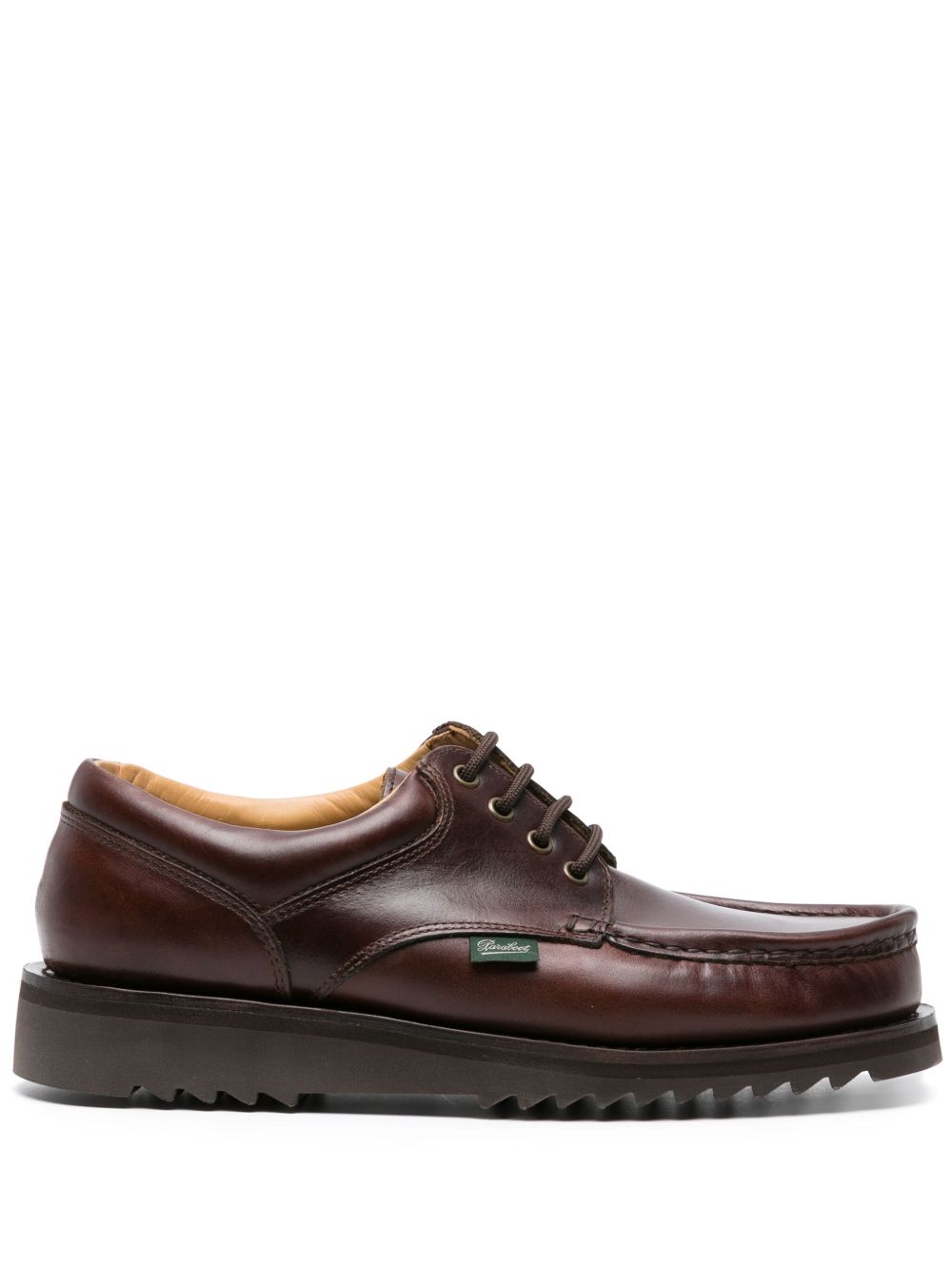 Paraboot Thiers 皮质帆船鞋 - 褐色