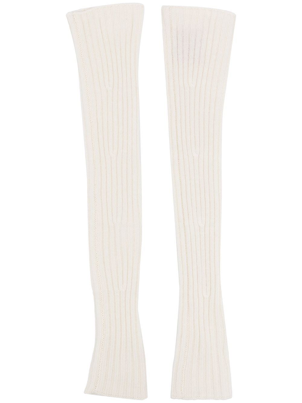 Cashmere In Love Graz 无指袖套 - 白色
