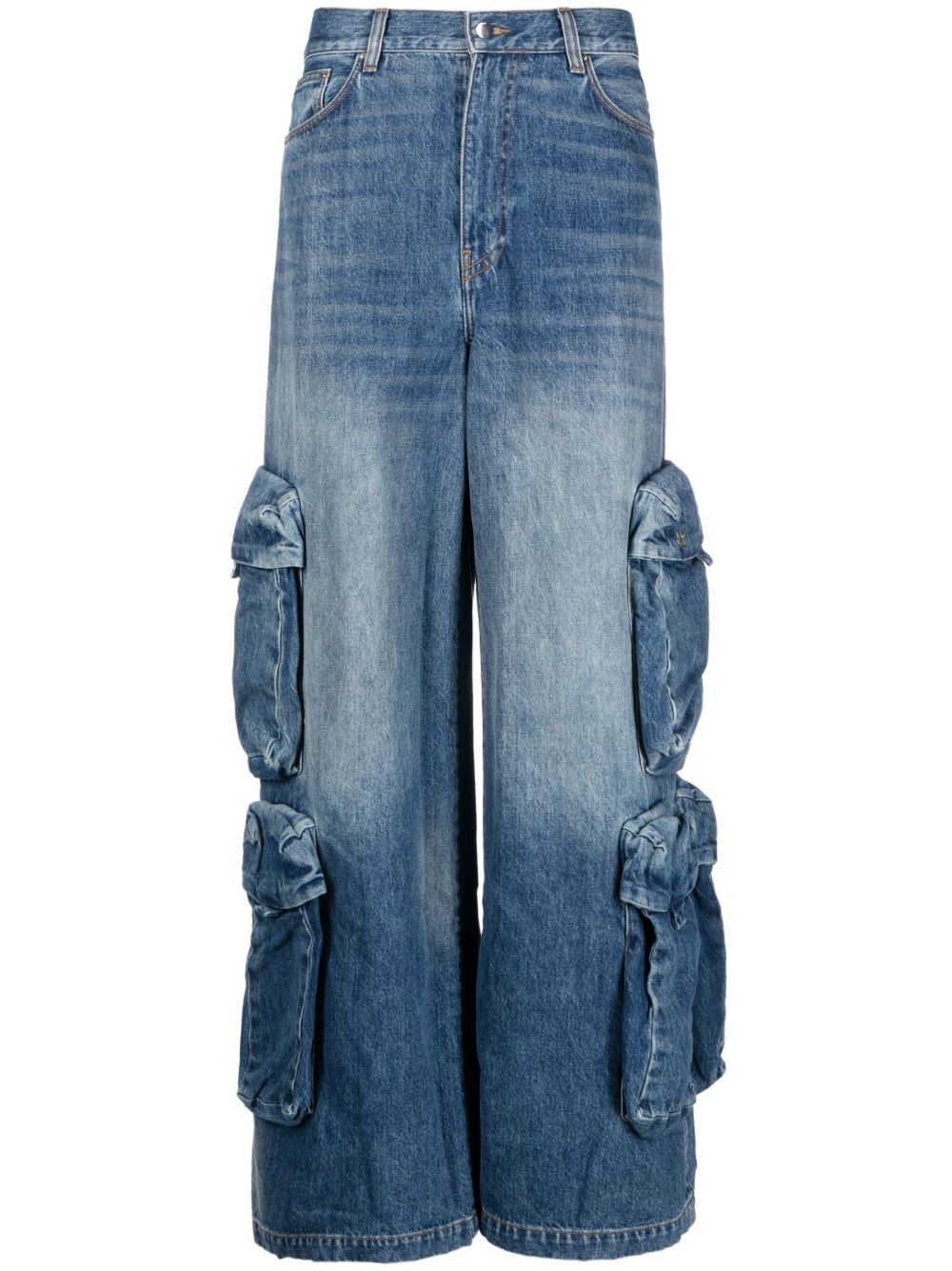 AMIRI 阔腿工装牛仔裤 - 蓝色