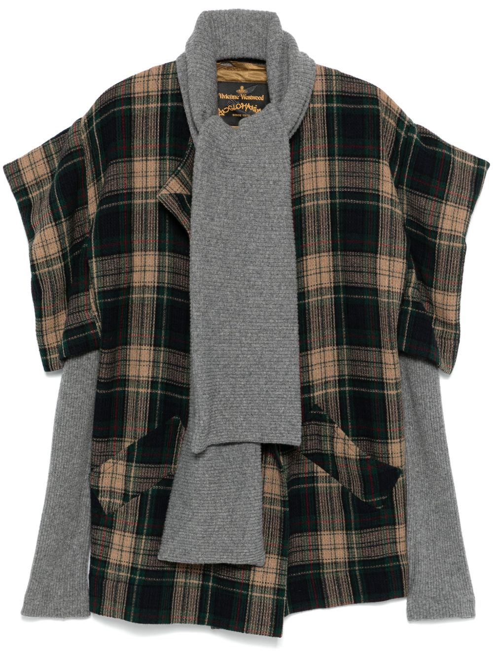Vivienne Westwood Pre-Owned 格纹夹克（2017-2018年典藏款） - 绿色