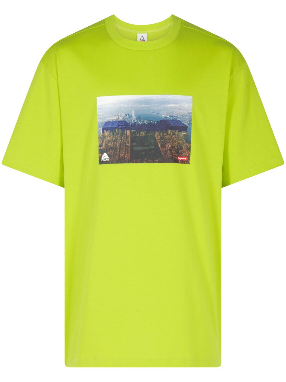 Supreme x ACG Nike Grid Neon Green T恤 - 绿色