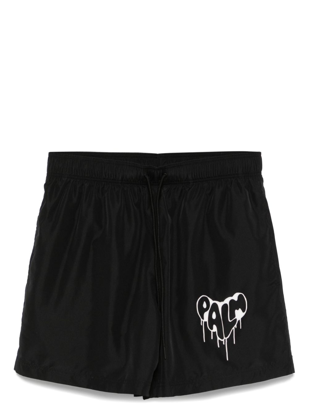 Palm Angels 滴落效果logo泳裤 - 黑色