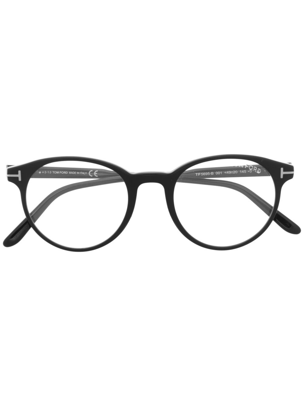 TOM FORD Eyewear 汤姆福特眼镜系列 FT5695B 圆形镜框眼镜 - 黑色