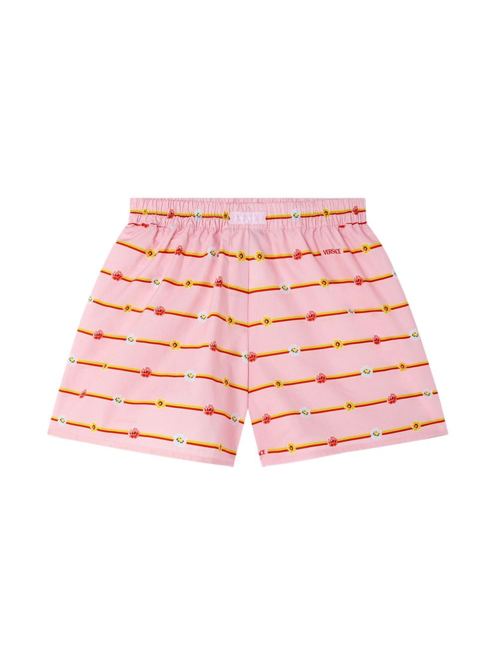 Versace Kids In Bloom 短裤 - 粉色