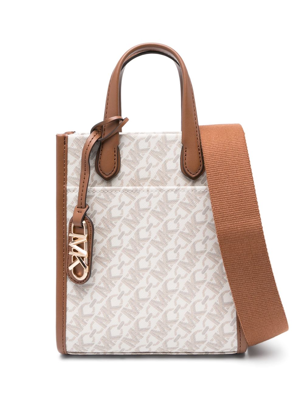 Michael Michael Kors Gigi Extra-Small 皮质手提包 - 褐色