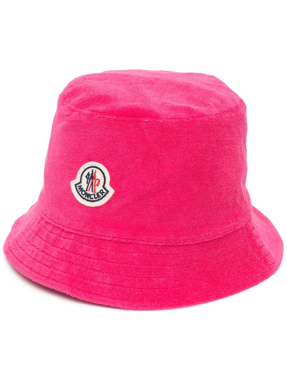 Moncler 双面标贴渔夫帽 - 粉色