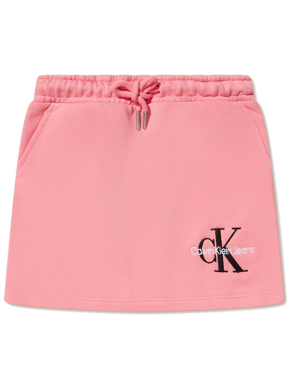 Calvin Klein Jeans logo印花运动半身裙 - 粉色
