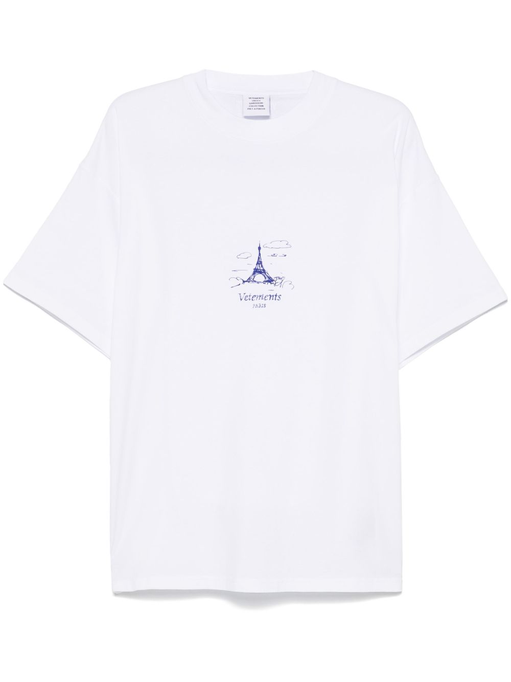 VETEMENTS Eiffel Tower T恤 - 白色