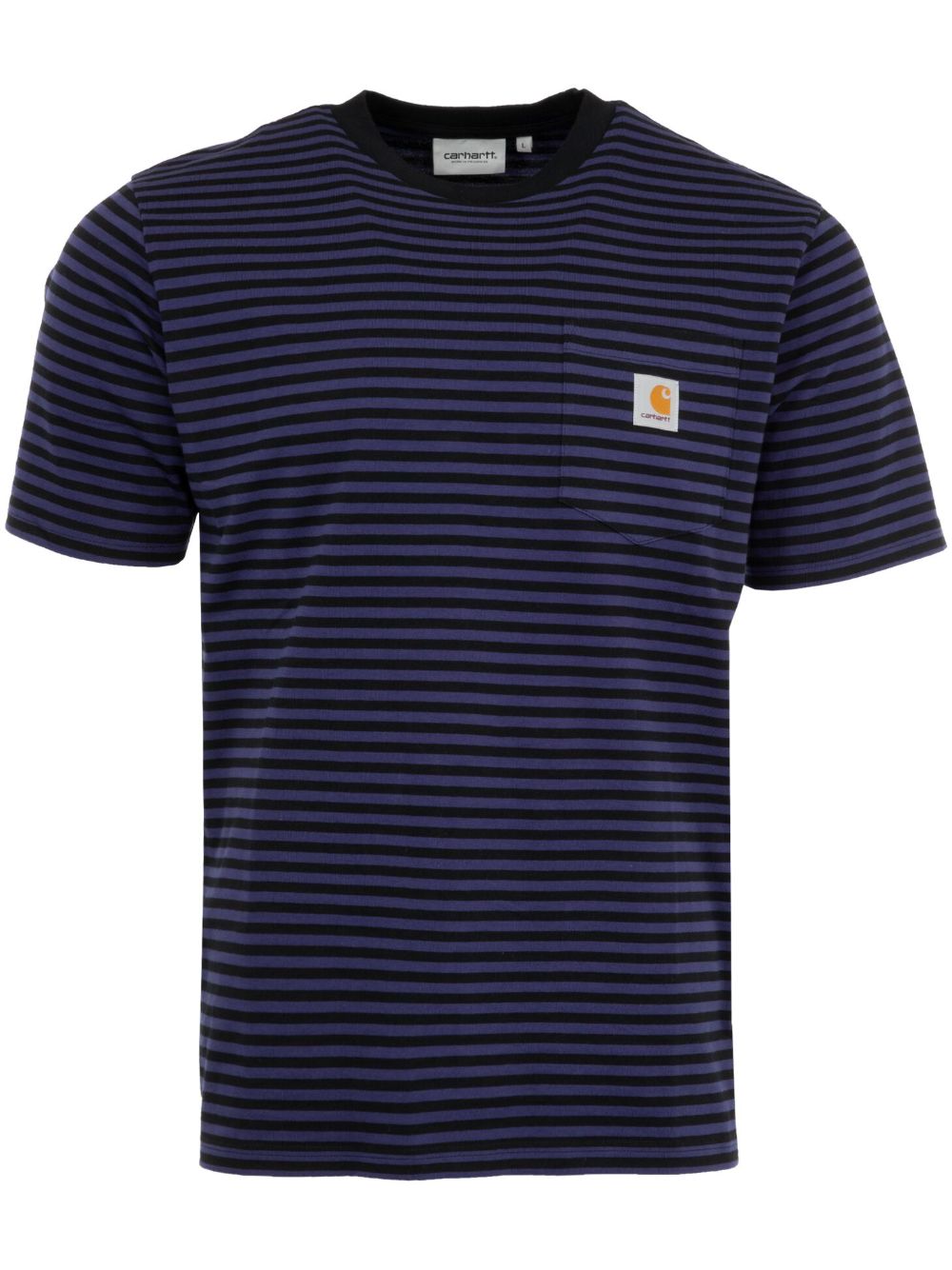 Carhartt WIP 条纹T恤 - 黑色