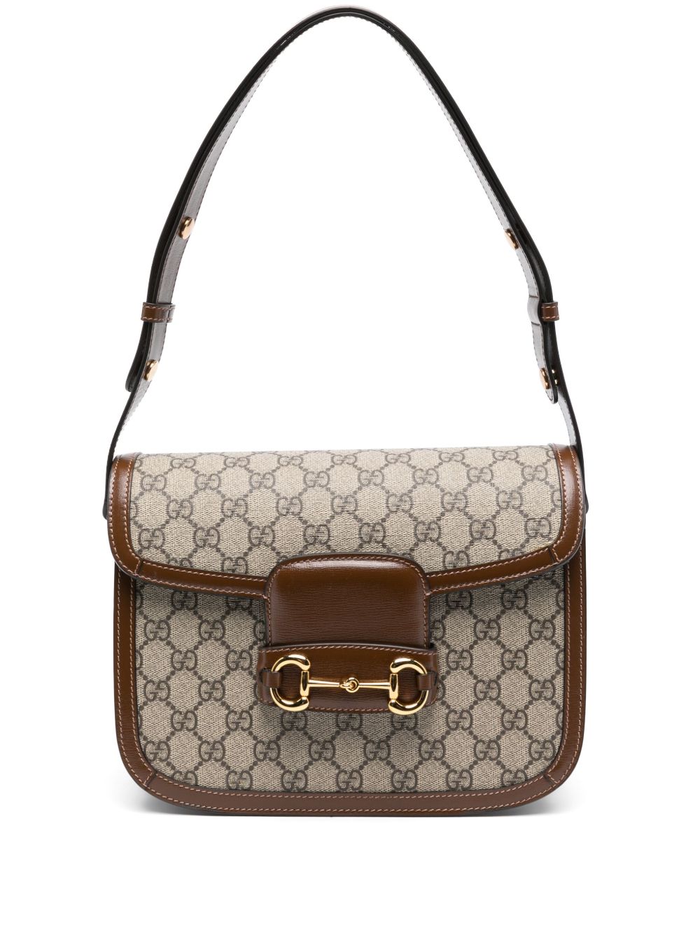 Gucci Pre-Owned Gucci 1955 Horsebit 单肩包（典藏款） - 褐色