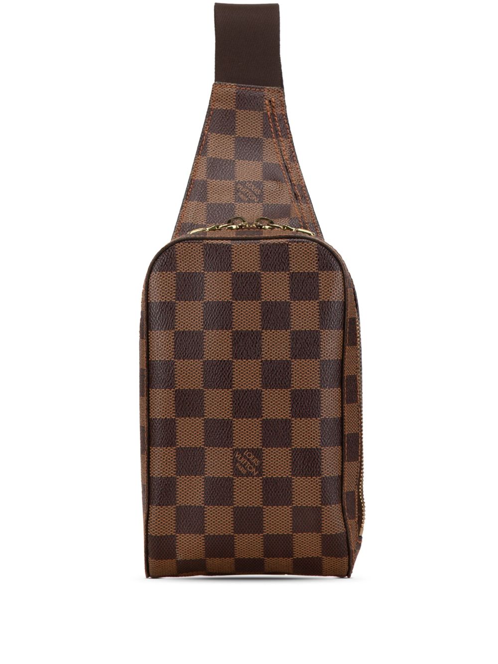 Louis Vuitton Pre-Owned Damier Ebène Geronimos 斜挎包（2003年典藏款） - 褐色