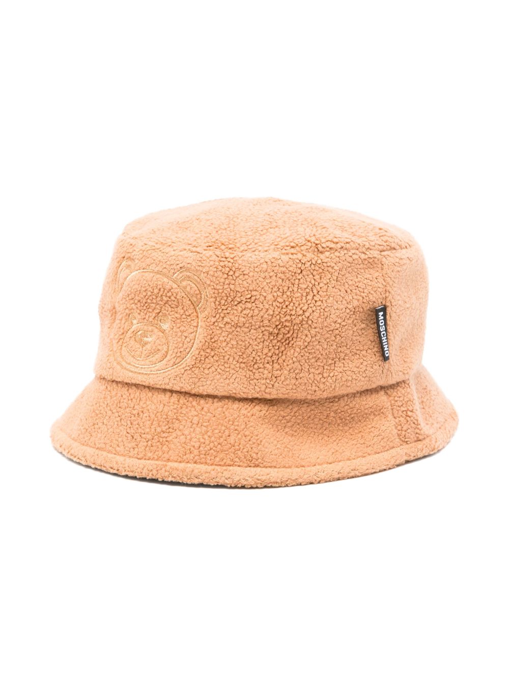 Moschino Kids Leo Teddy 渔夫帽 - 褐色