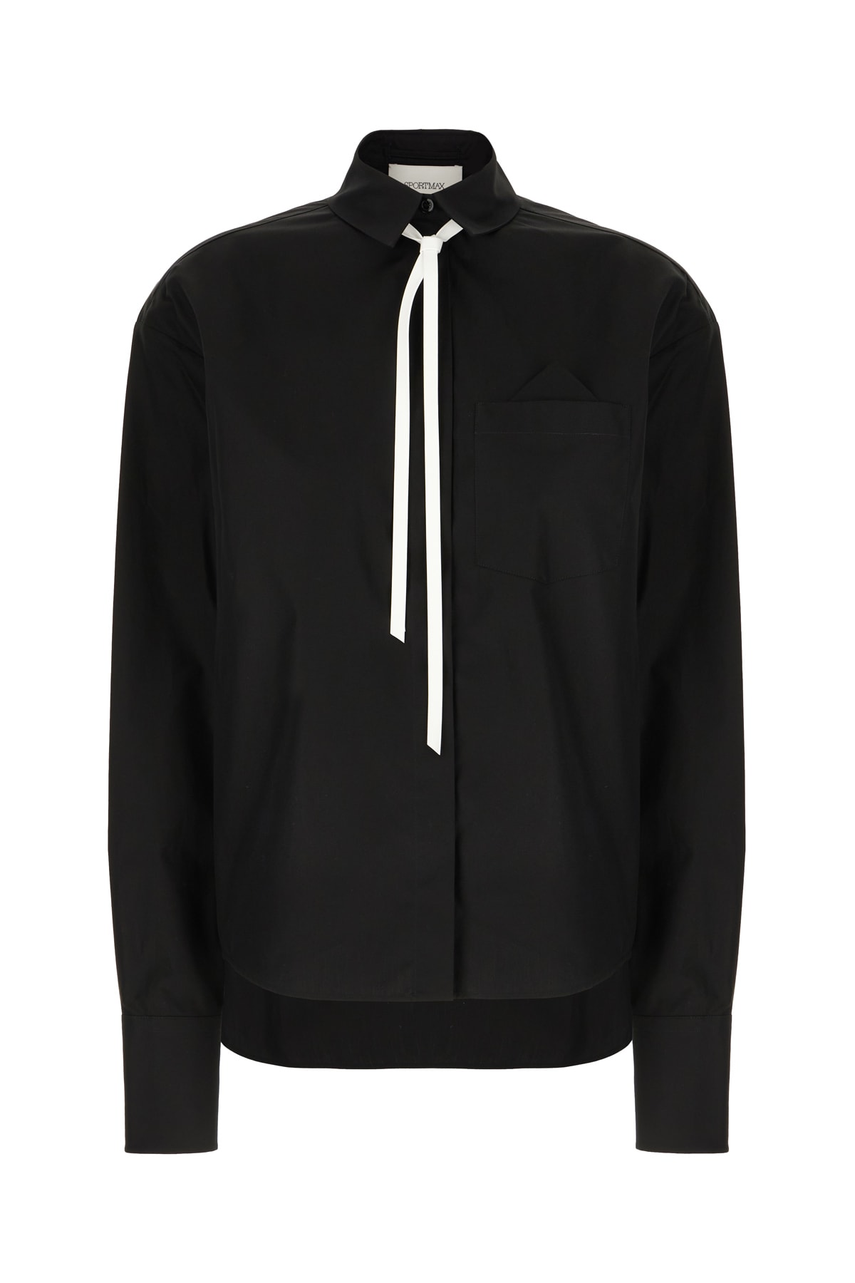 SportMax Black Poplin Shirt