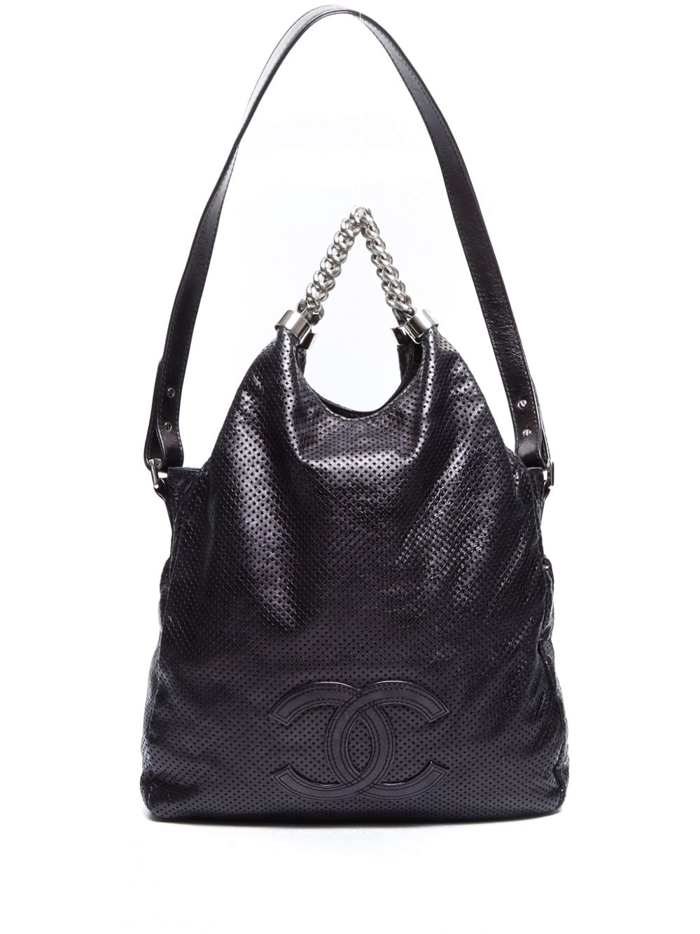 CHANEL Pre-Owned Rodeo Drive 单肩包（2009年典藏款） - 黑色