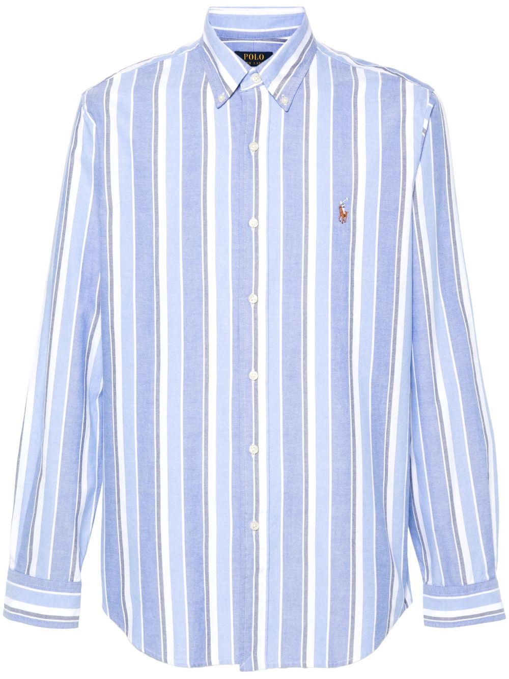 Polo Ralph Lauren 条纹棉衬衫 - 蓝色