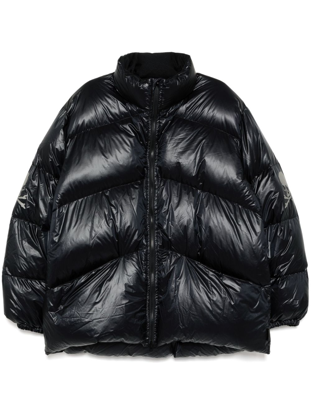 Mastermind World logo印花羽绒夹克 - 黑色