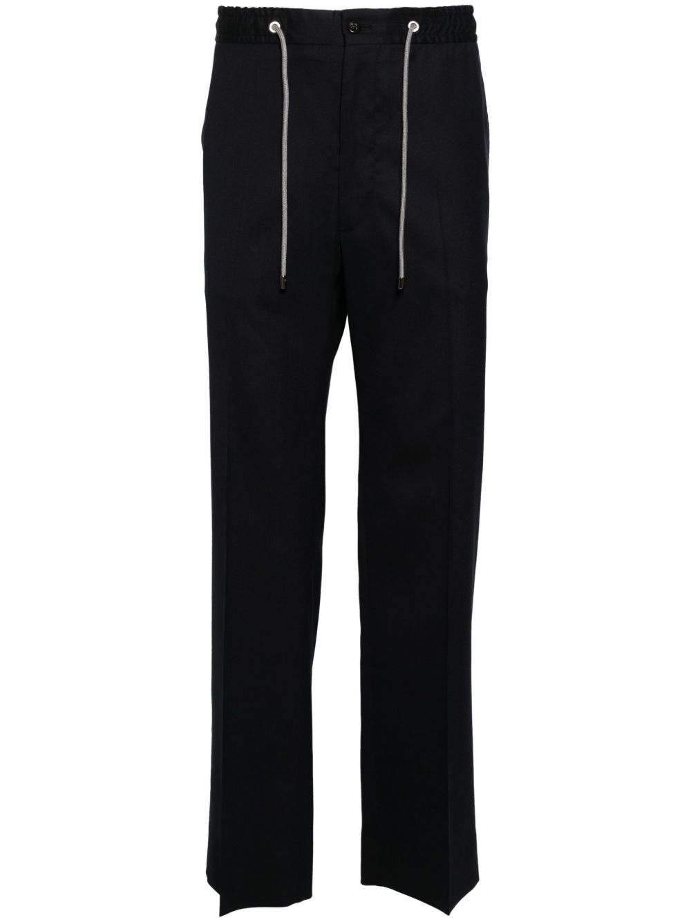 Corneliani 抽绳锥形裤 - 蓝色