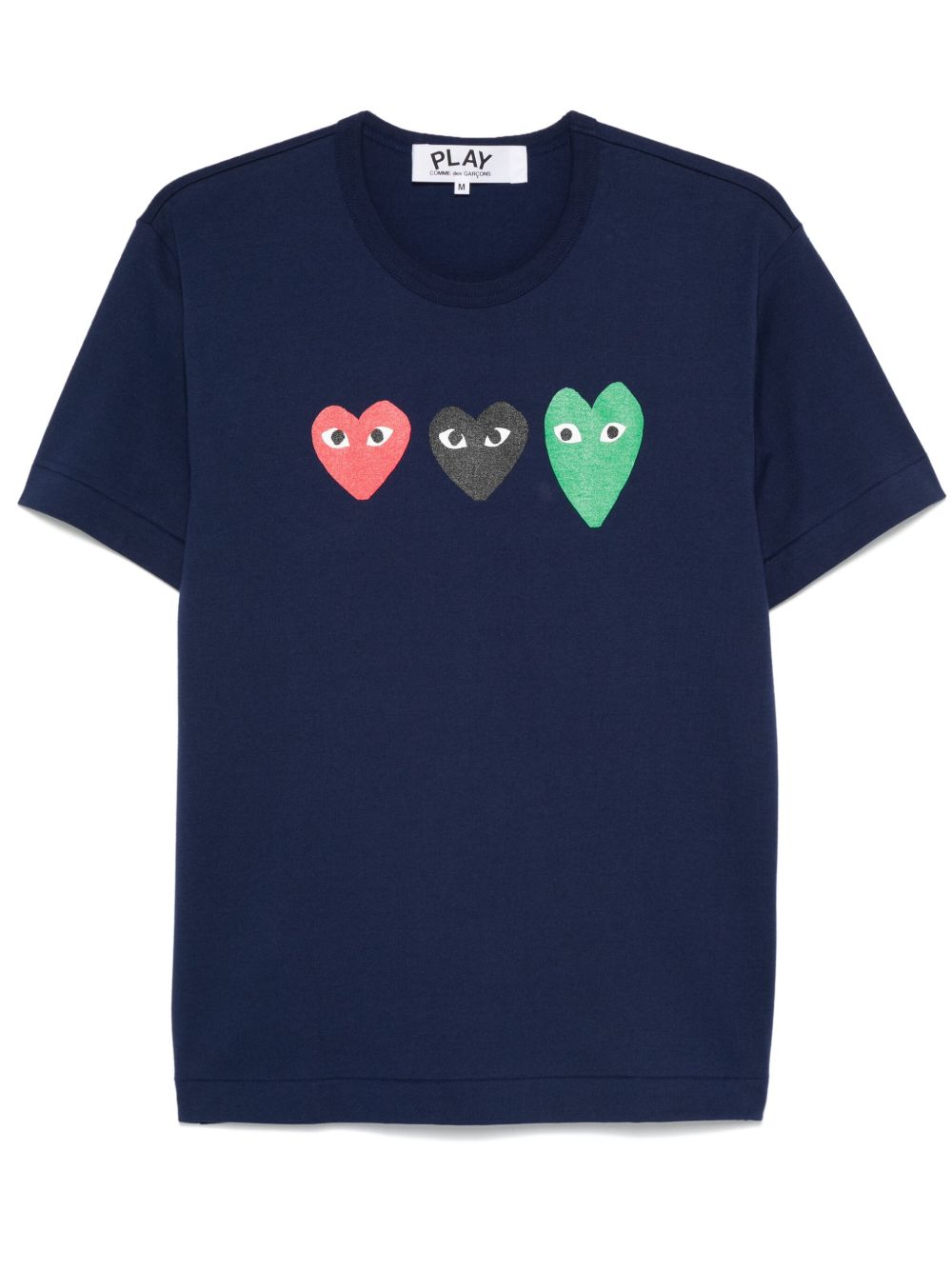 Comme Des Garçons Play 爱心印花T恤 - 蓝色