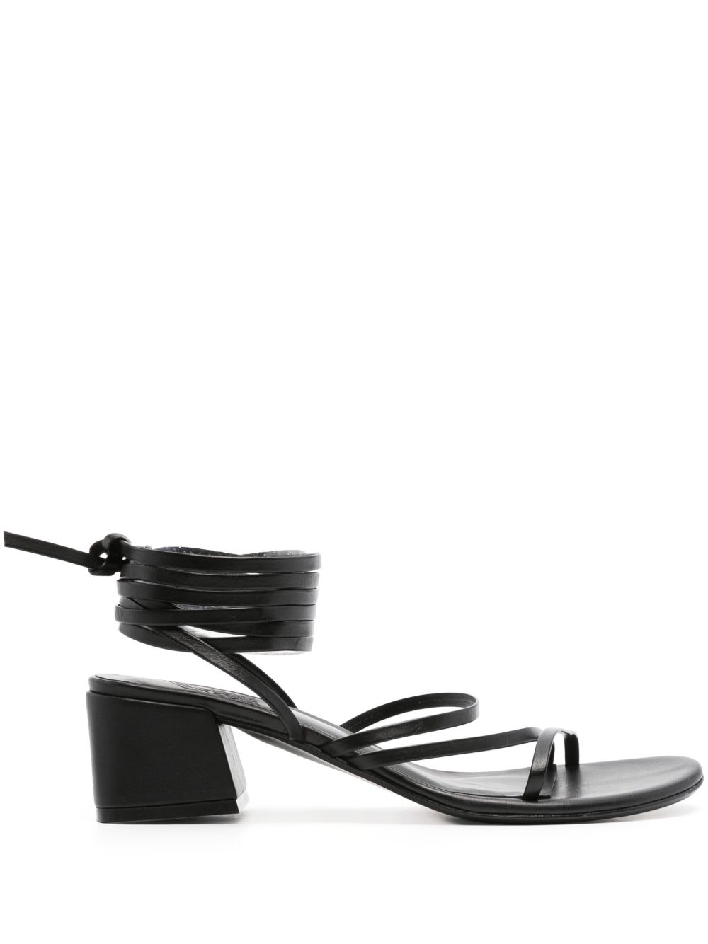 Ancient Greek Sandals Lithi 中跟凉鞋 - 黑色