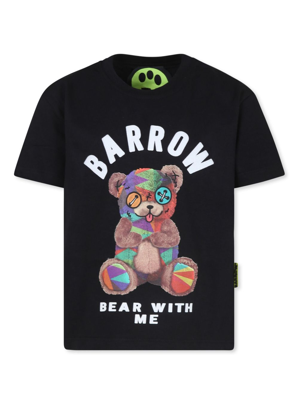 Barrow kids 图案印花T恤 - 黑色
