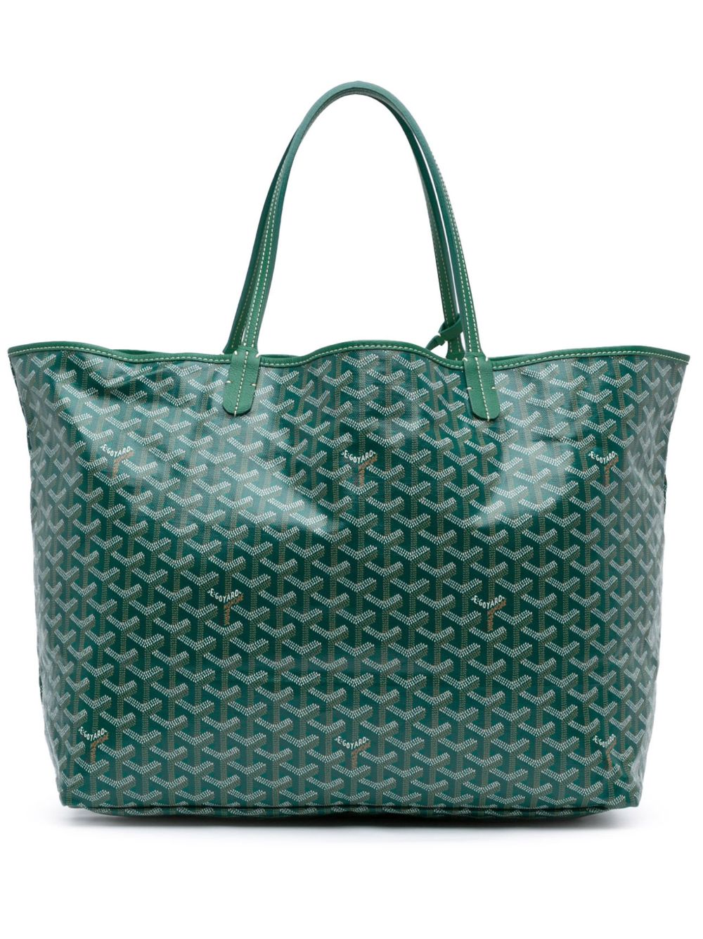 Goyard Pre-Owned Goyardine Saint Louis GM 手提包（2020年典藏款） - 绿色
