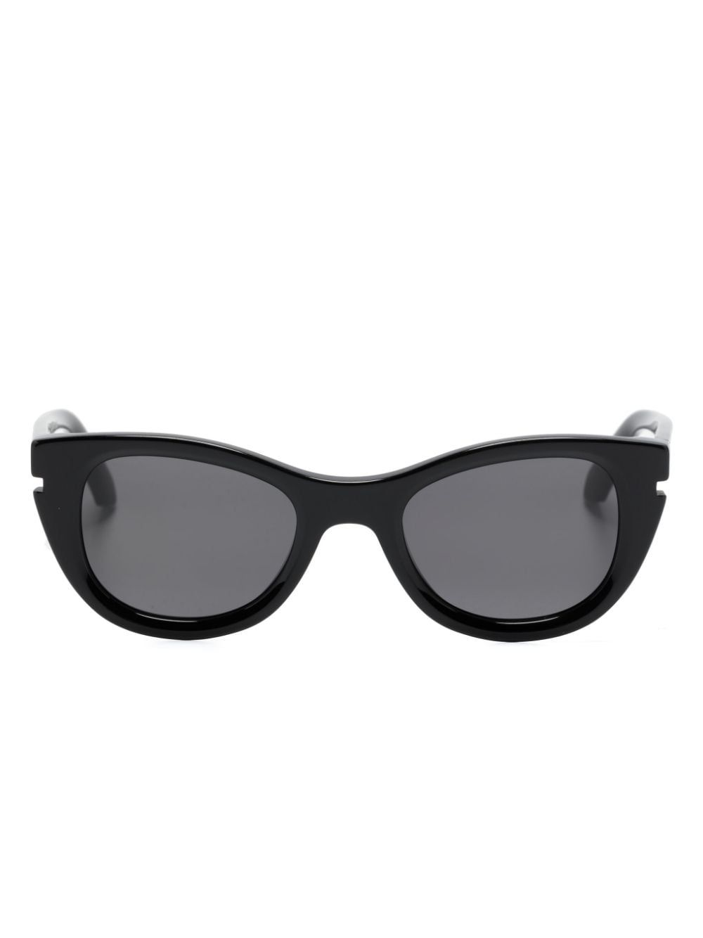 Off-White Eyewear 猫眼框太阳眼镜 - 黑色