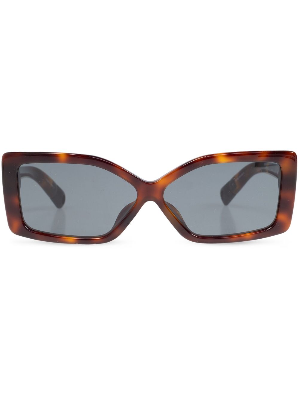 Jacquemus x Linda Farrow Les Lunettes Spiaggia 太阳眼镜 - 褐色