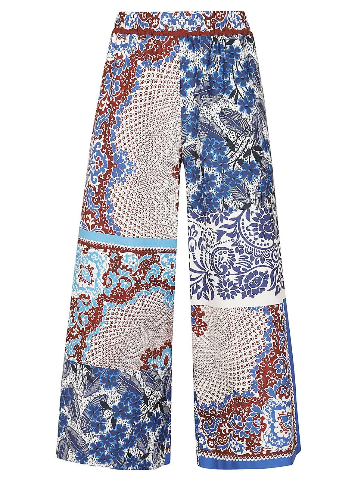 Weekend Max Mara All-over Printed Wide Leg Pants