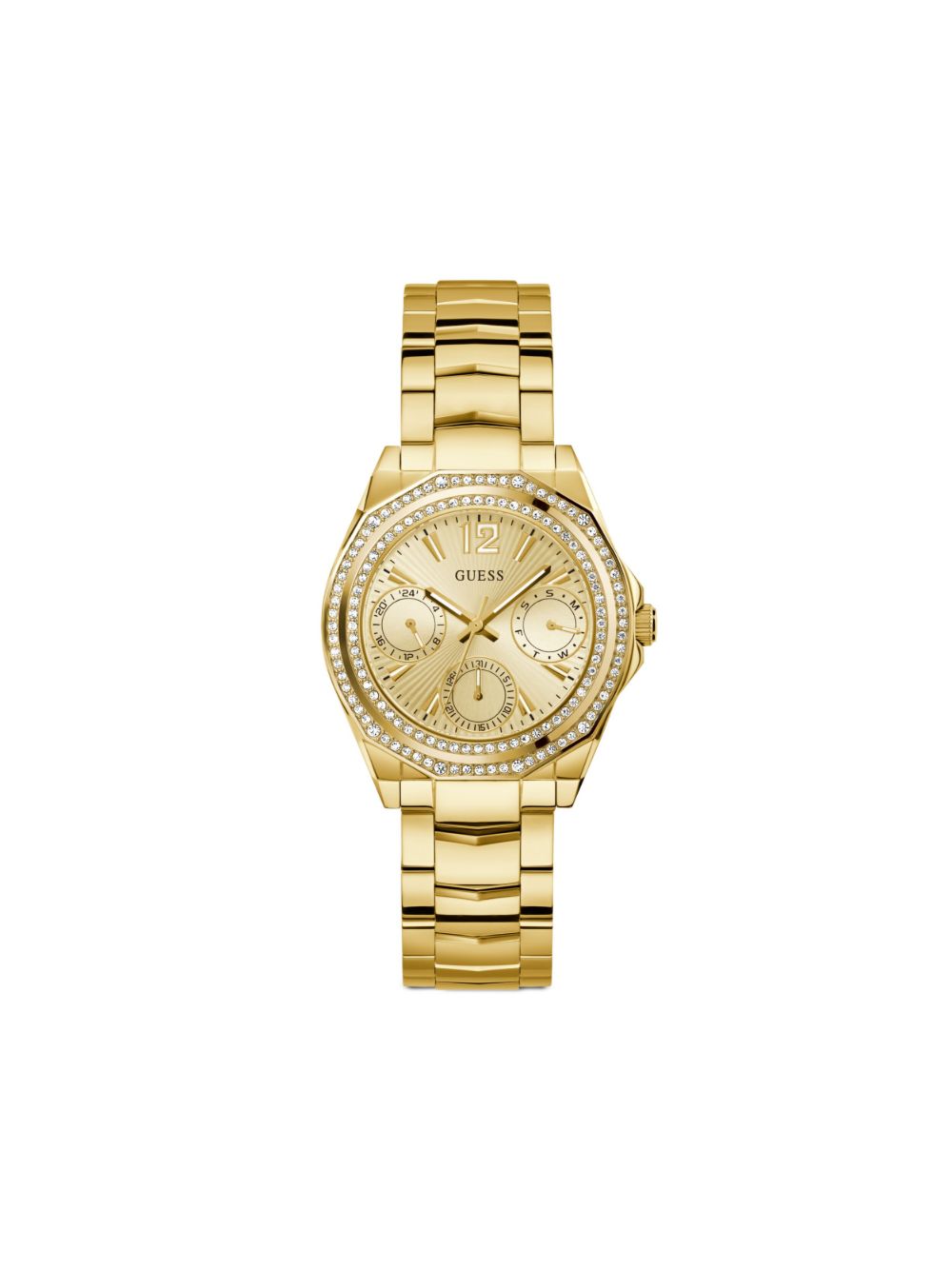 GUESS USA Crystal 石英36毫米腕表 - 金色