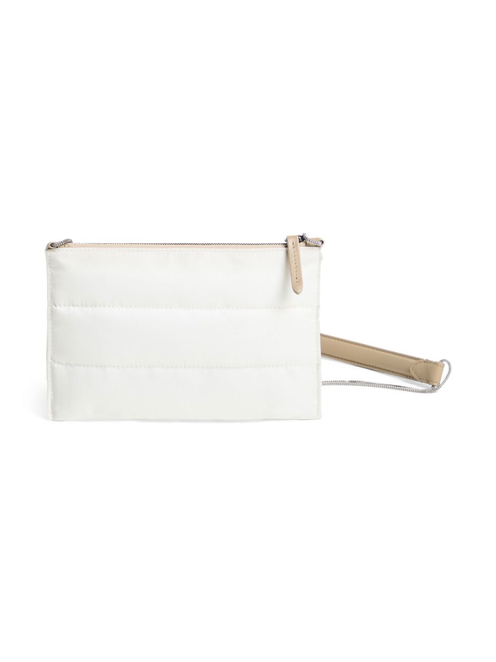 Brunello Cucinelli Kids 绗缝单肩包 - 白色