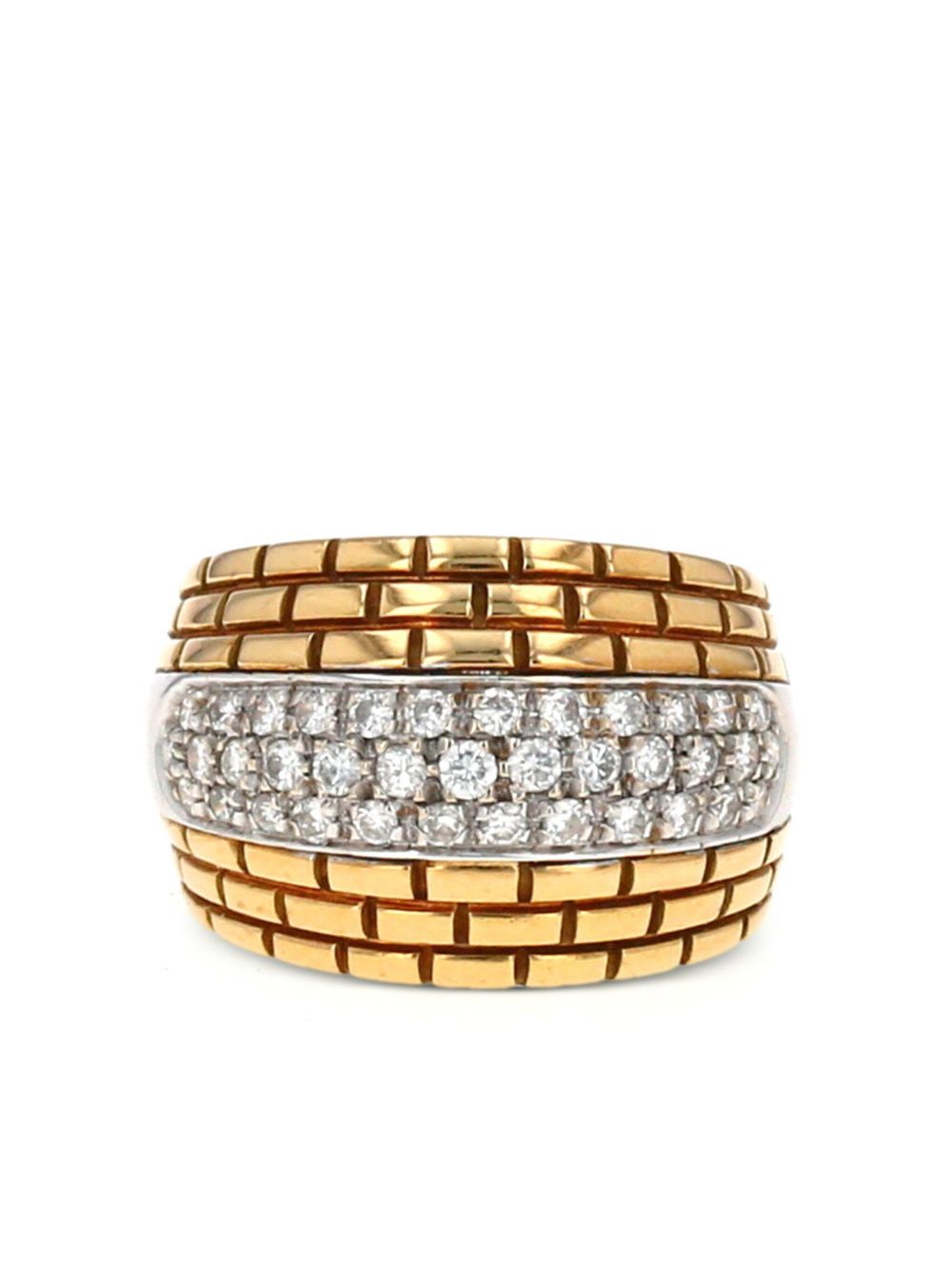 Cartier 18K黄金钻石戒指 - 银色
