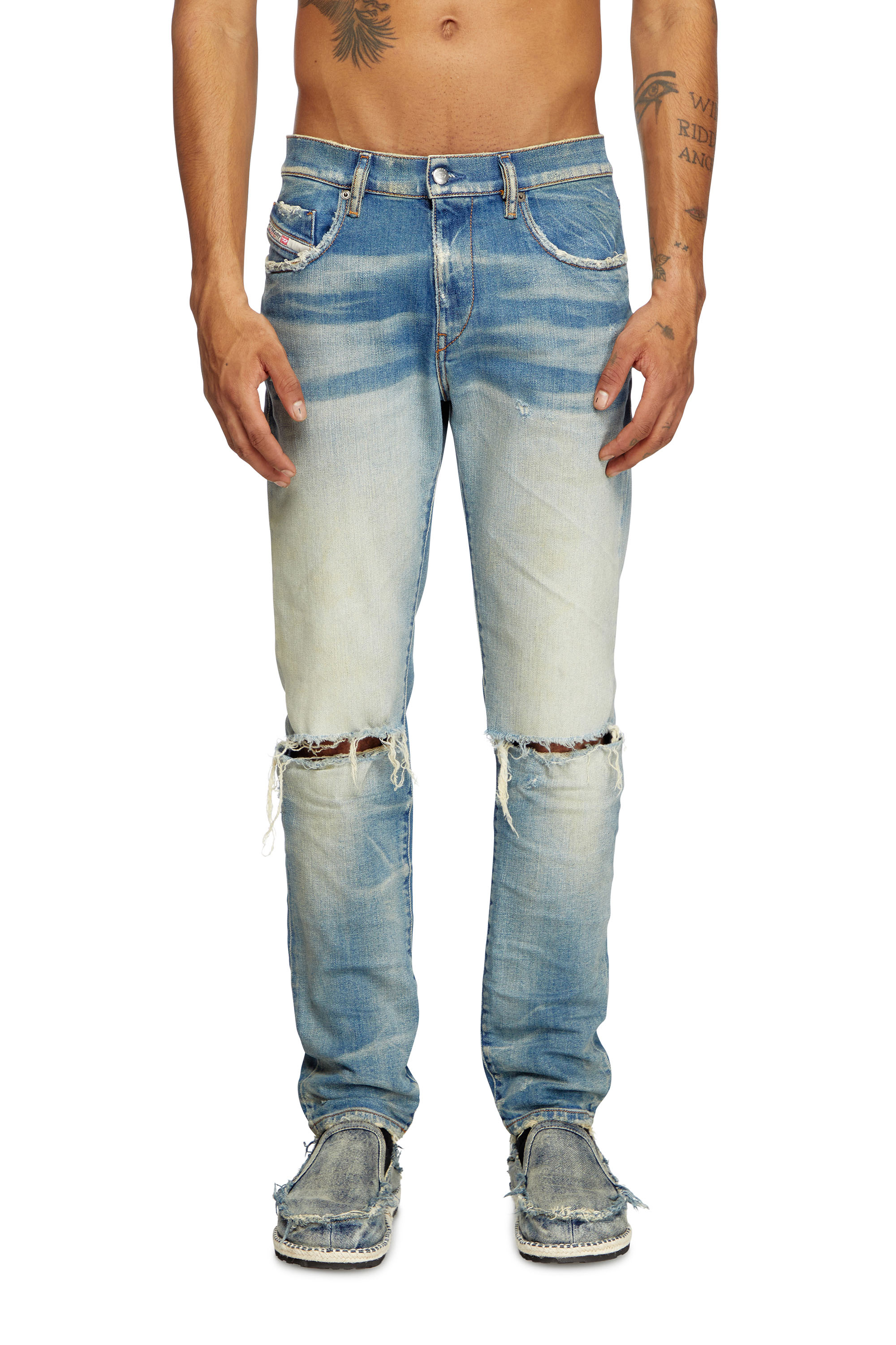 Diesel - Slim Jeans - 2019 D-Strukt - Jeans - Man - Blue