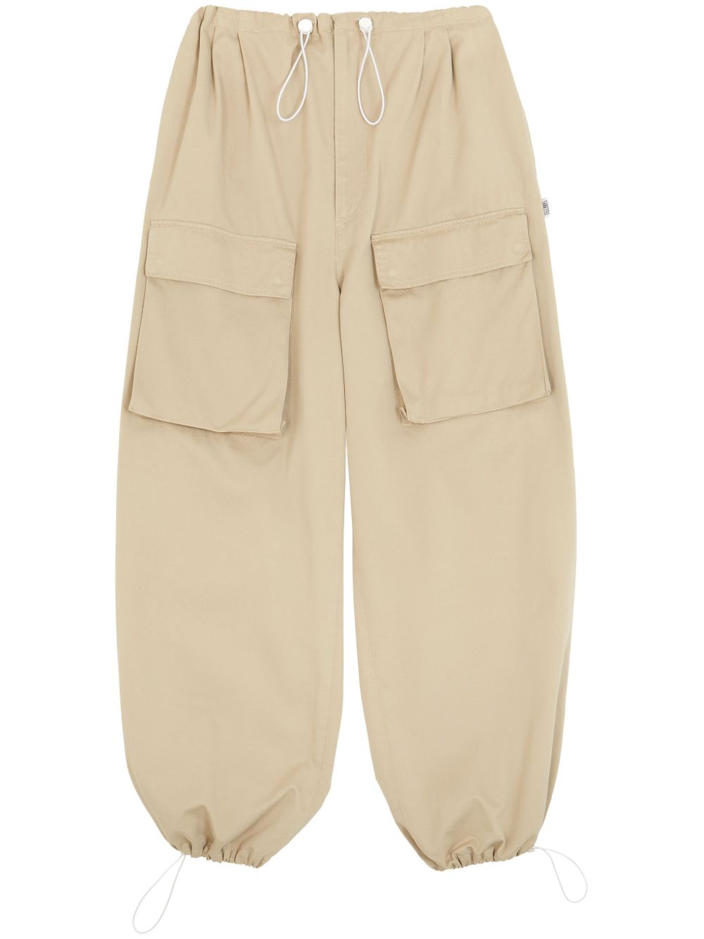 MM6 Maison Margiela 棉阔腿工装裤 - 中性色
