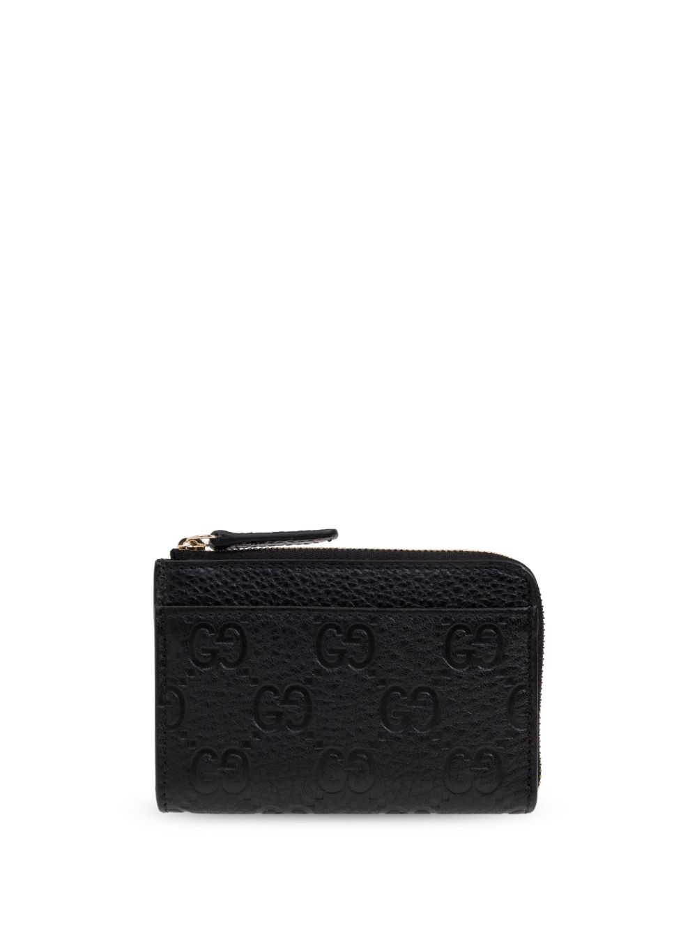 Gucci GG Emblem 卡夹 - 黑色