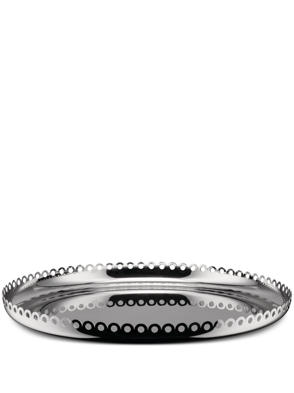 Alessi Edges 托盘（35厘米） - 银色