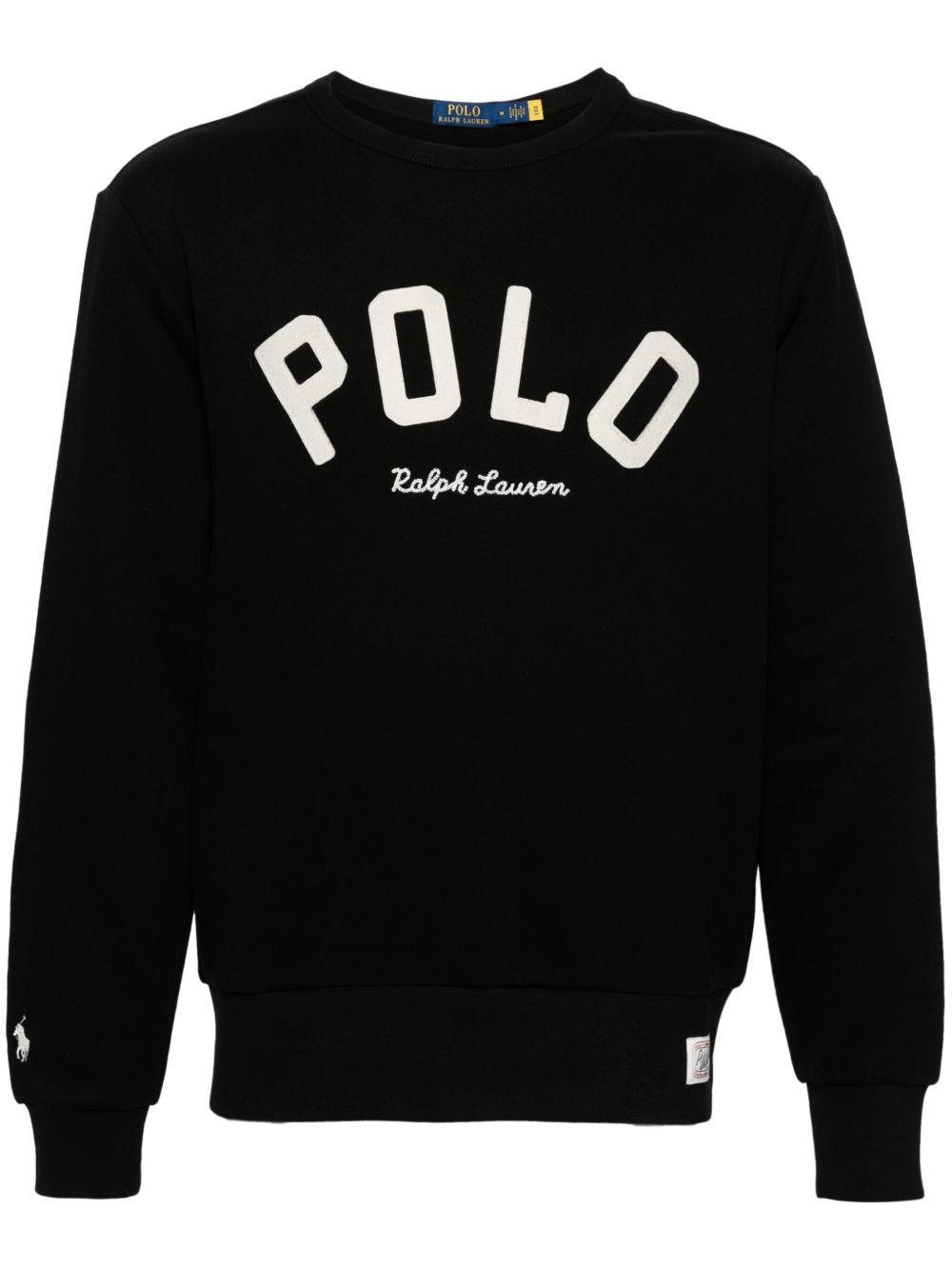 Polo Ralph Lauren logo刺绣卫衣 - 黑色