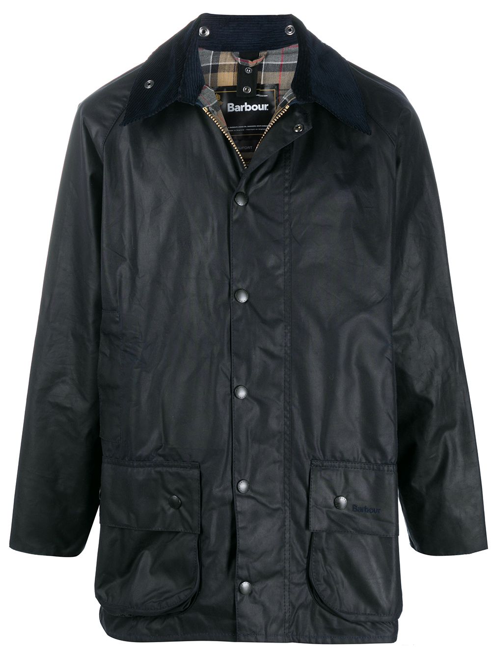 Barbour Beaufort 摁扣夹克 - 蓝色