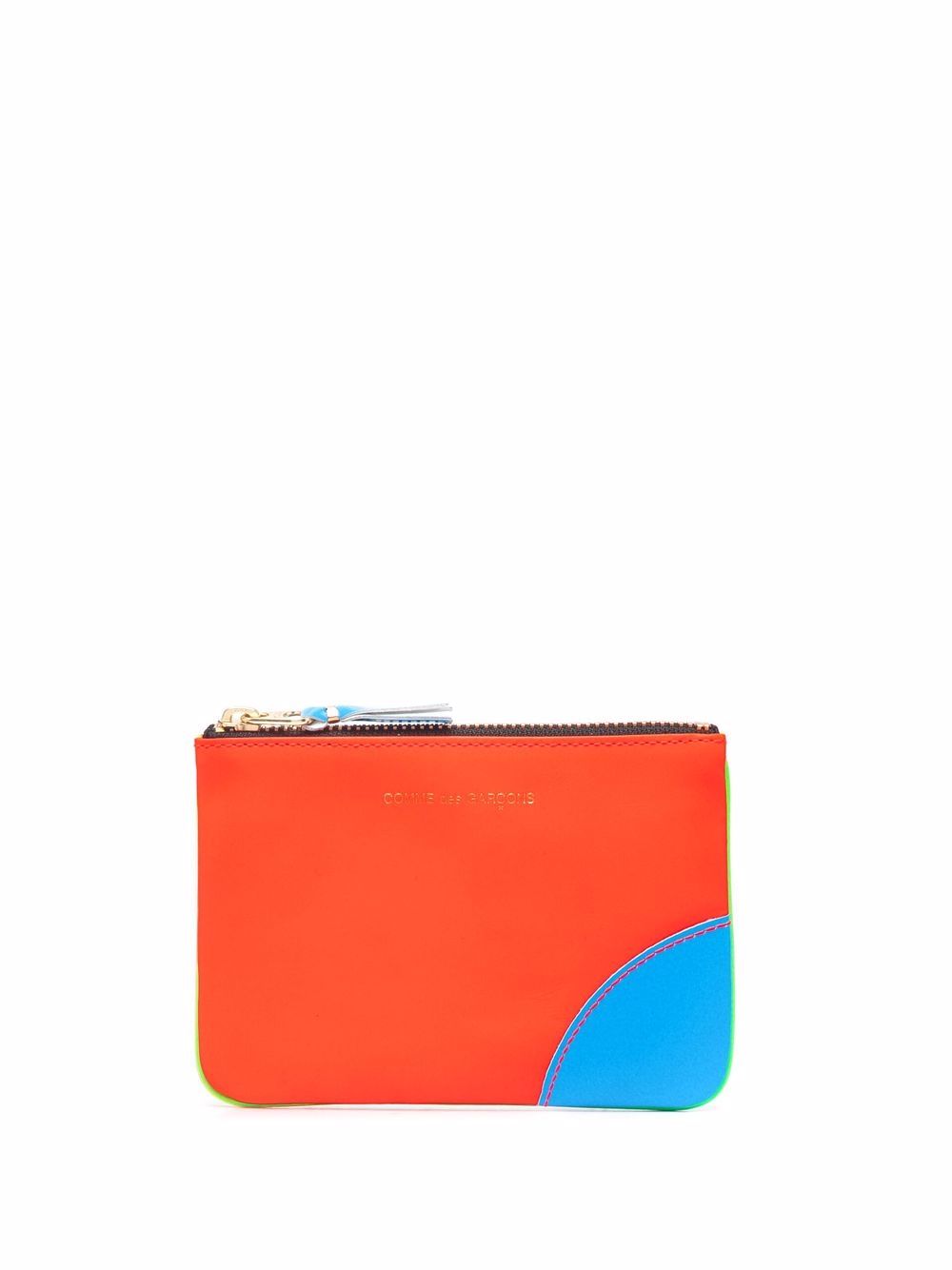Comme Des Garçons Wallet Super Fluo 皮质钱包 - 绿色