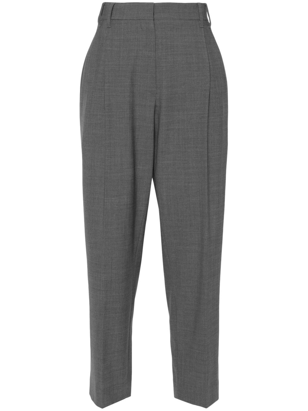 Brunello Cucinelli 褶饰西裤 - 灰色
