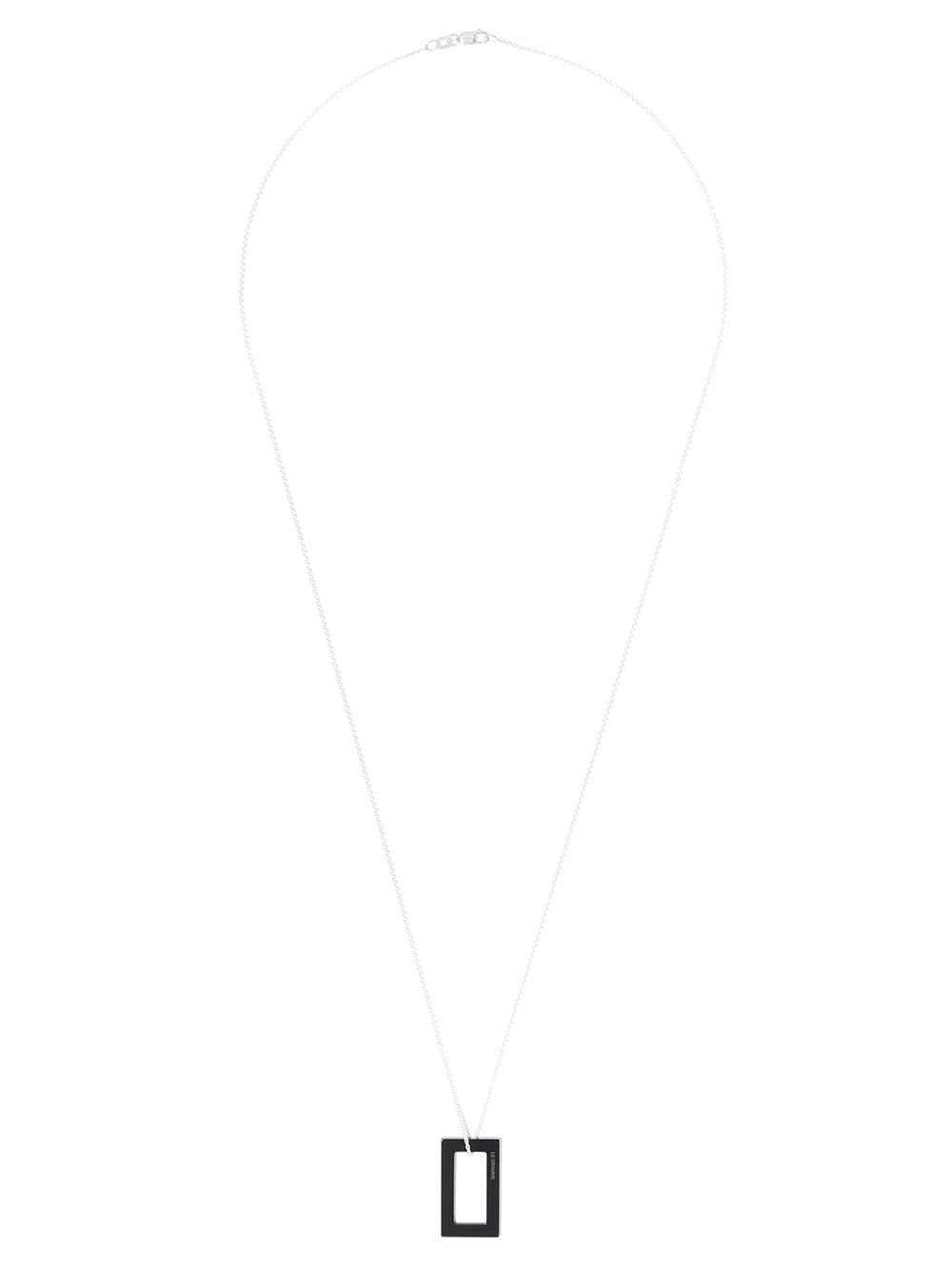 Le Gramme Le 2.1 Grammes陶瓷吊饰项链 - 银色