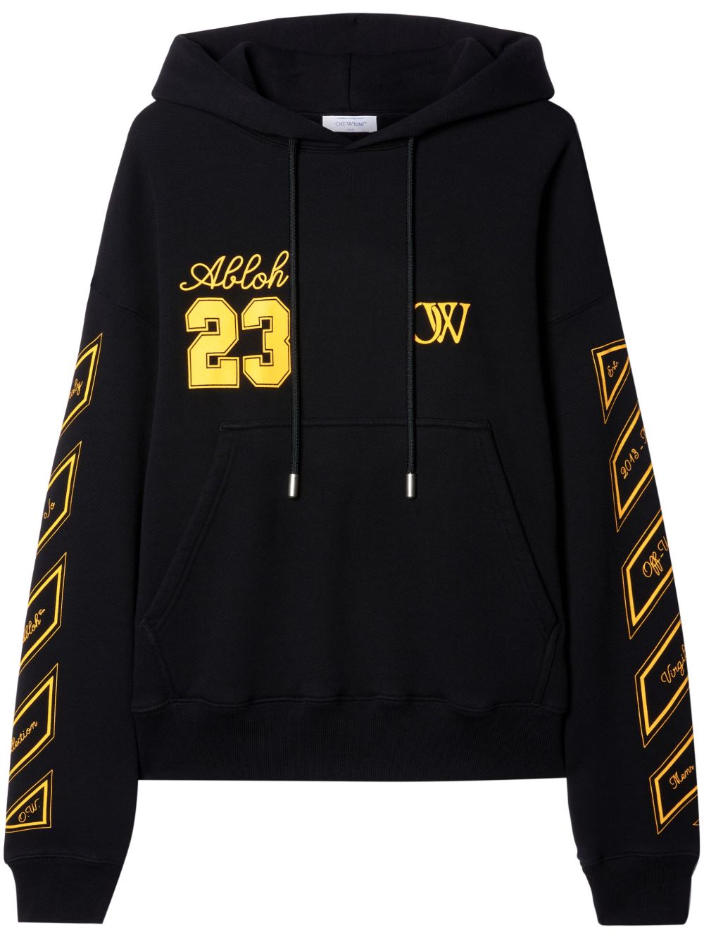 Off-White Ow 23 Skate 棉连帽衫 - 黑色