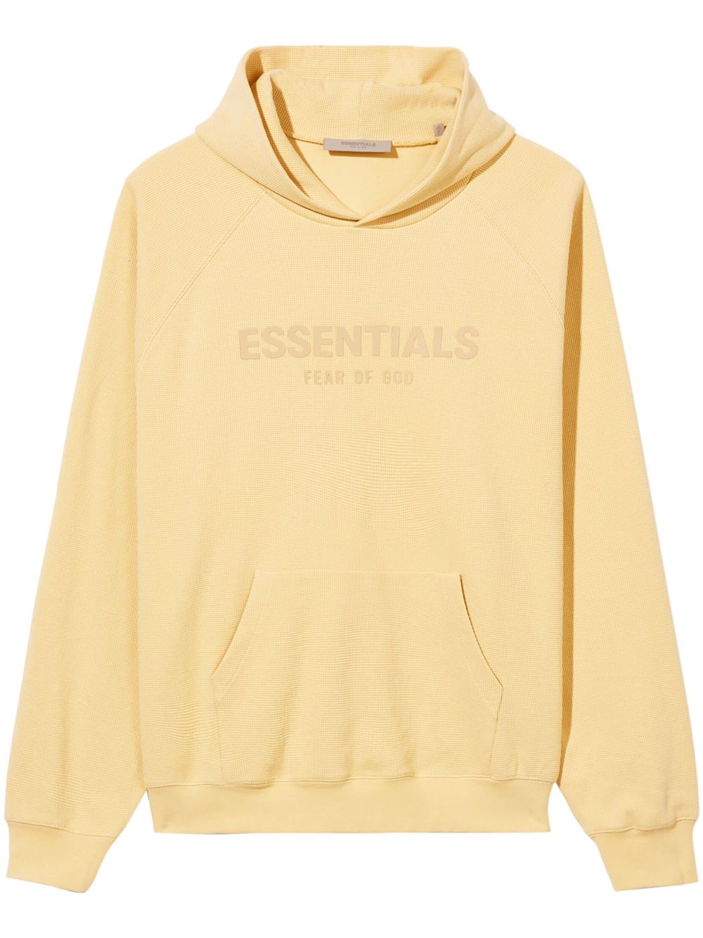FEAR OF GOD ESSENTIALS logo印花连帽衫 - 黄色
