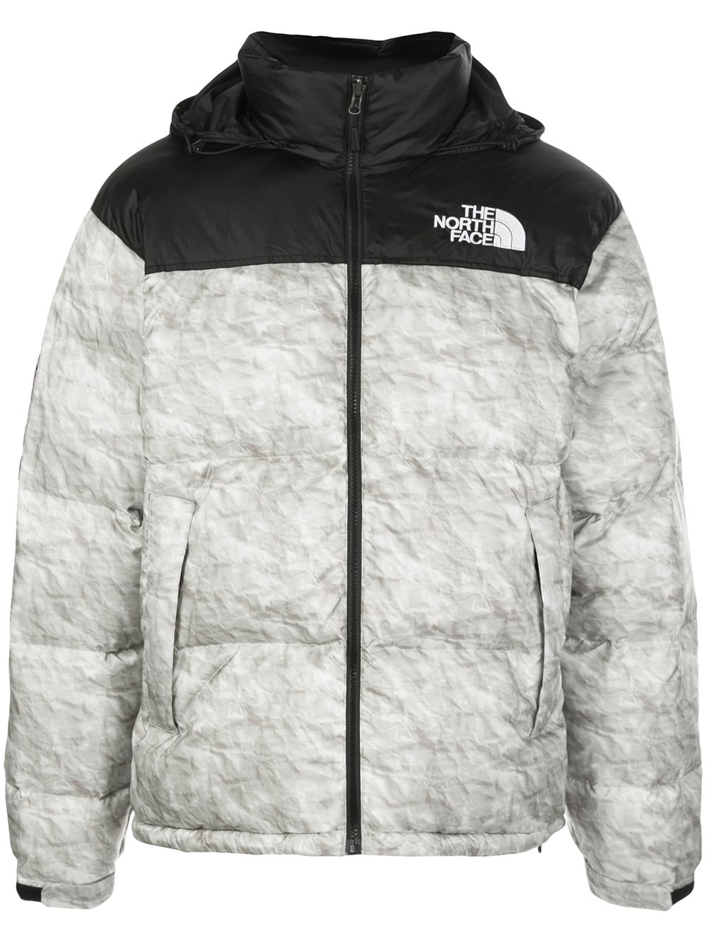 Supreme x The North Face 纸面印花外套 - 灰色