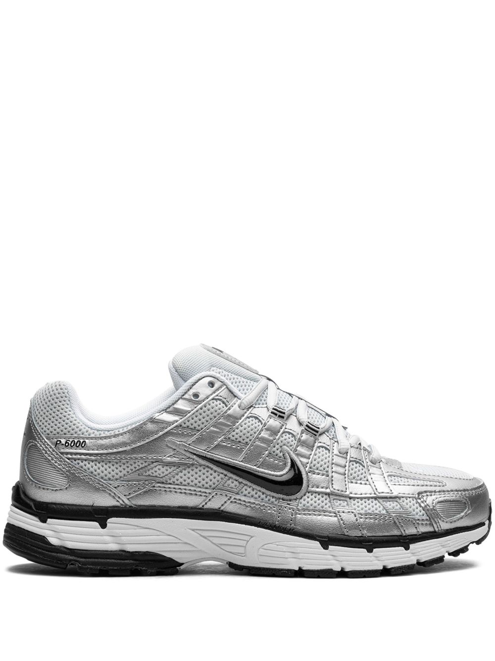 Nike P-6000 White/Black 运动鞋 - 银色